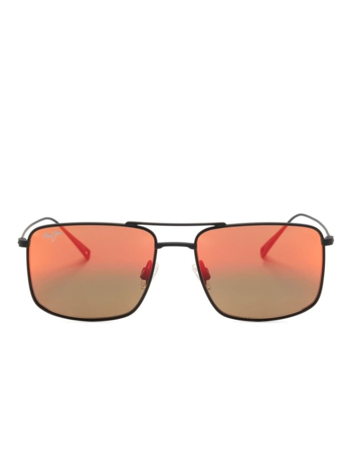 

Maui Jim солнцезащитные очки Aeko в квадратной оправе, черный