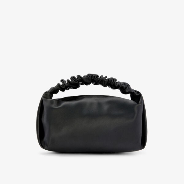 

Миниатюрная атласная сумка на плечо Scrunchie Alexander Wang, черный