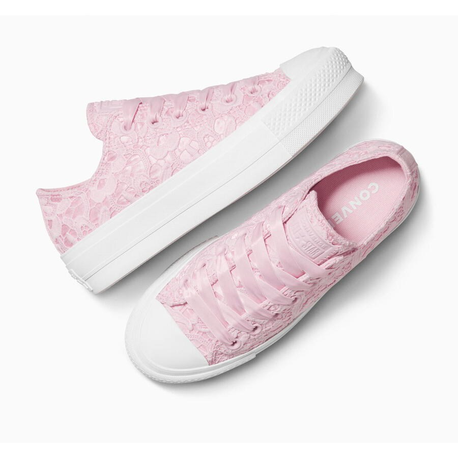 Кеды Converse Chuck Taylor All Star Lift, розовые, унисекс — фото 2