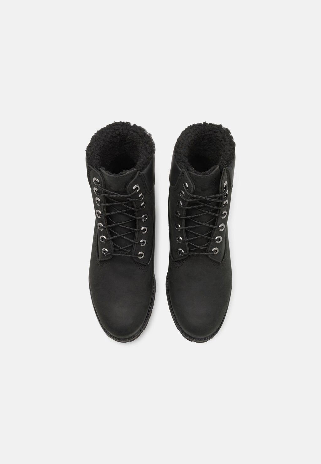 Мужские ботинки Timberland PREMIUM 6 INCH зимние из нубука, черный — фото 3