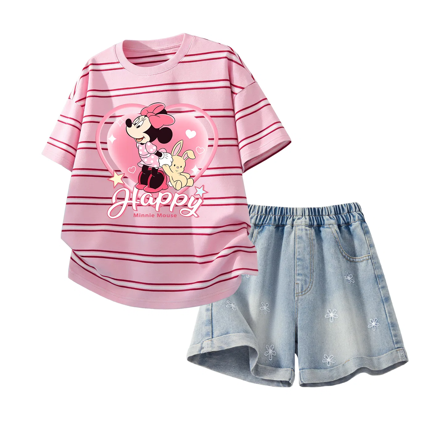 Детский спортивный костюм Disney Kids Casual Sportswear Crew Neck, деним синий