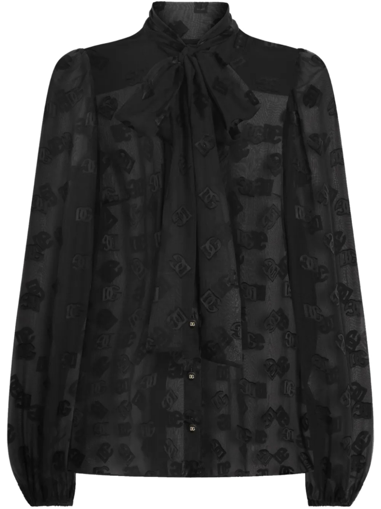 

Блузка с логотипом Dolce & Gabbana, черный