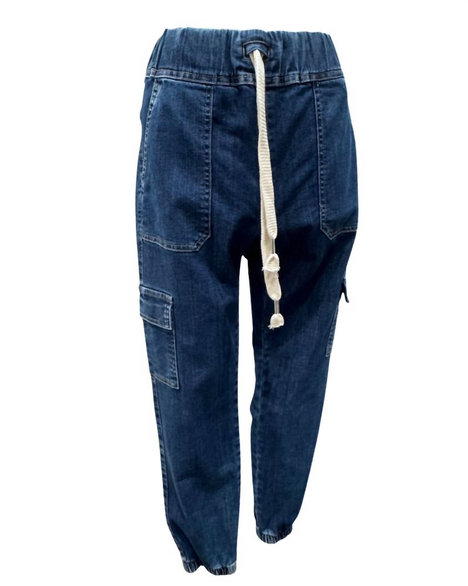 

Женские брюки-джоггеры Gaya Cargo Denim BEVY FLOG