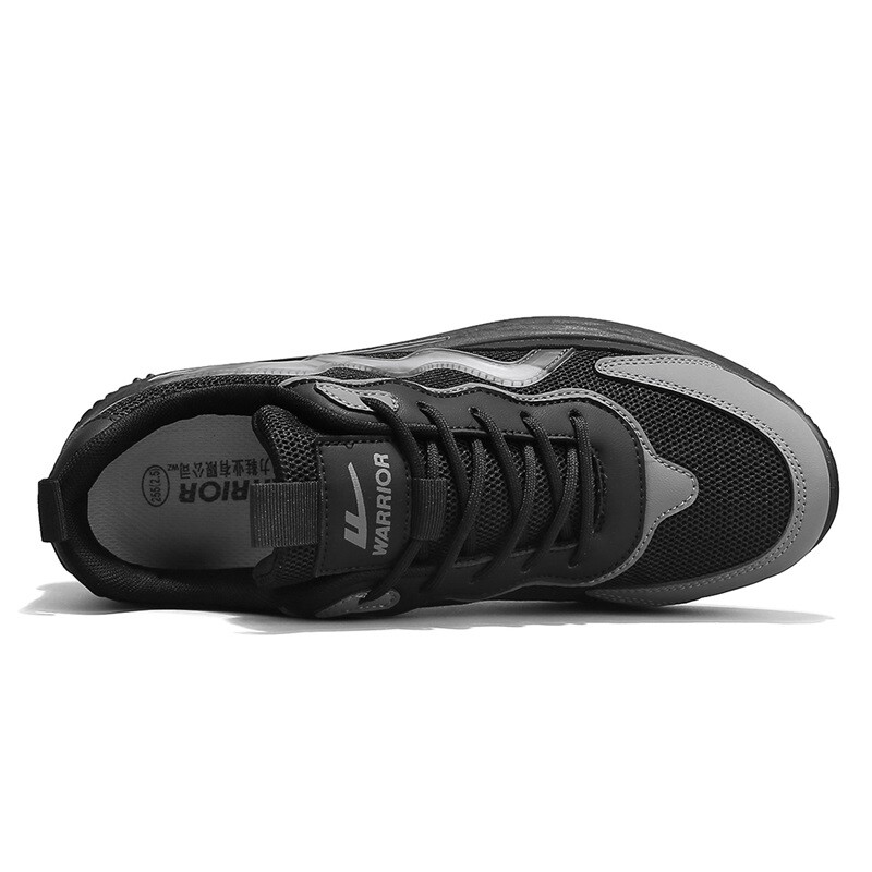 Кроссовки WARRIOR Lifestyle Shoes Men Low-top Gray, черный/серый — фото 4