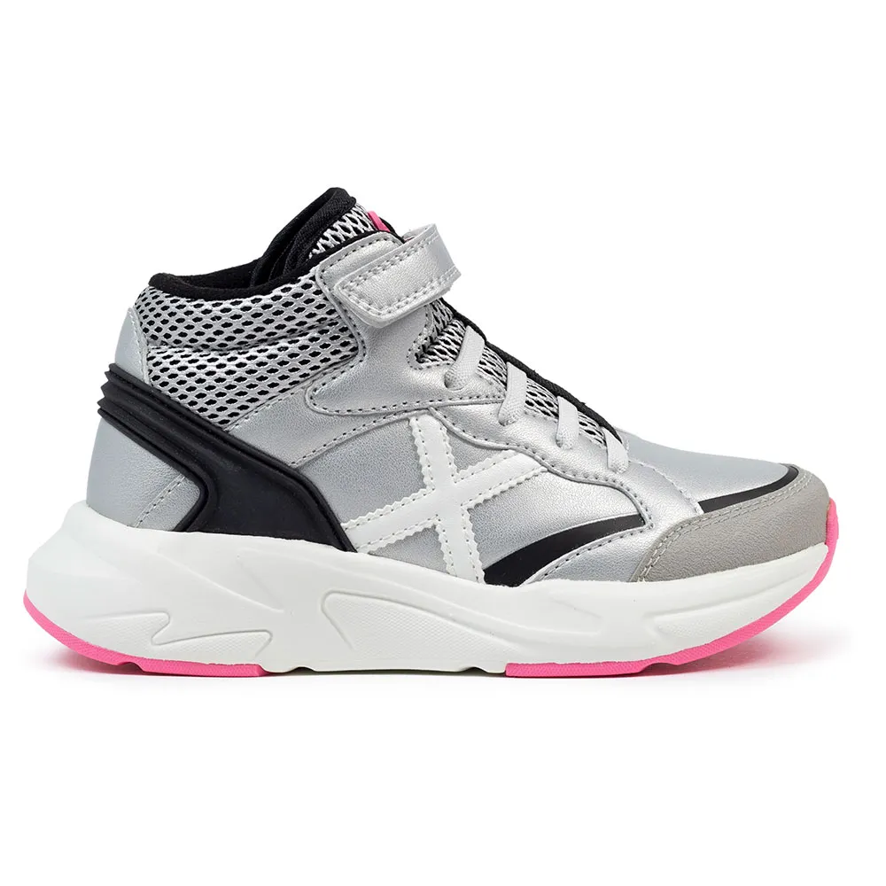 

Кроссовки Munich Mini Track Boot Velcro 33, серебряный