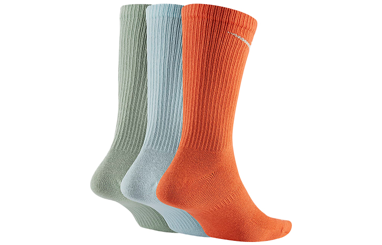 Nike Носки Unisex Orange Cyan Green Couple's — фото 3