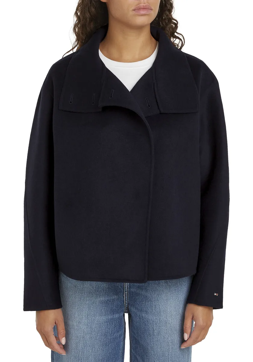 

Куртка Tommy Hilfiger для отдыха "DF WOOL BLEND FUNNEL JACKET", с высоким воротником, цвет Desert Sky