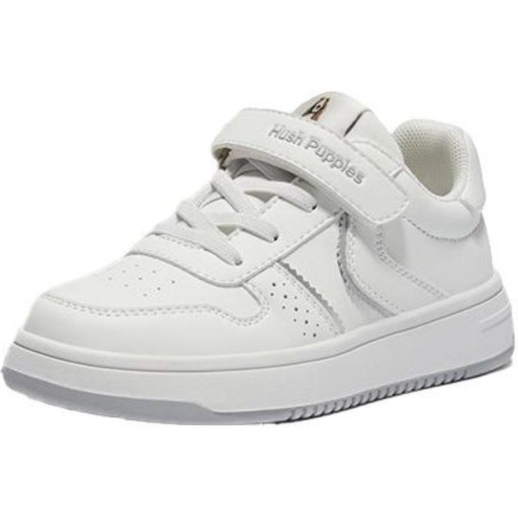 

Низкие противоскользящие износостойкие детские кроссовки для скейтбординга Hush Puppies, белый
