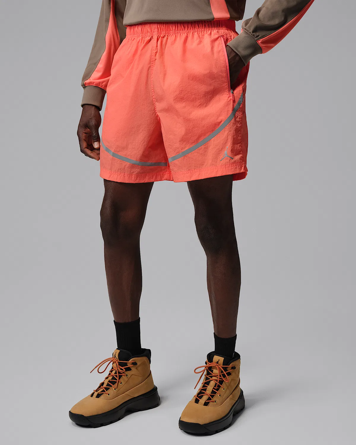 Мужские шорты для походов Jordan Brooklyn, Light Wild Mango