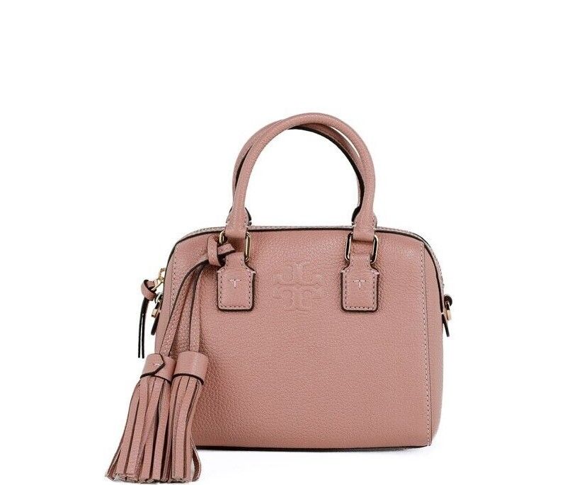 

Сумка-кошелек через плечо Thea Mini Pink Moon из шагреневой кожи Tory Burch