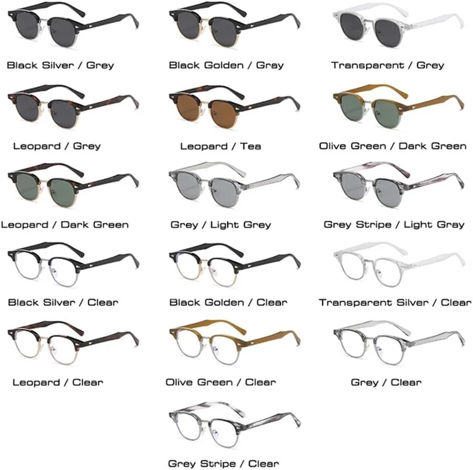 

Овальные металлические солнцезащитные очки с заклепками, защита от УФ-излучения UV400, для активного отдыха, путешествий и велоспорта UYPTK, Olive Dark Green