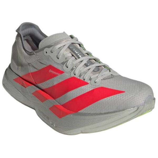 Кроссовки adizero adios pro 4 'silver metallic lucid red' Adidas, серебряный — фото 3