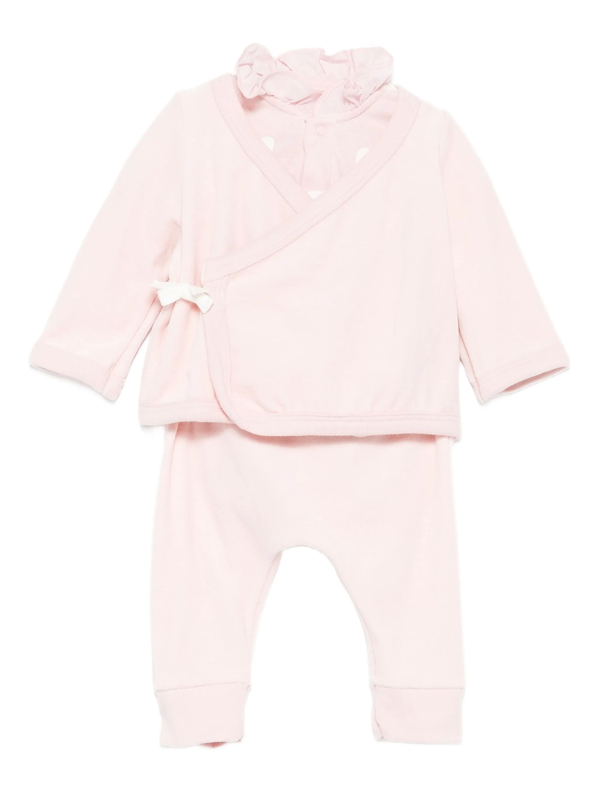 

Комплект из трех предметов с принтом Petit Bateau, розовый