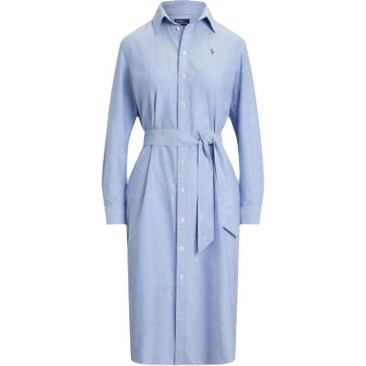 

Polo Ralph Lauren Длинное платье с рукавами женское синее