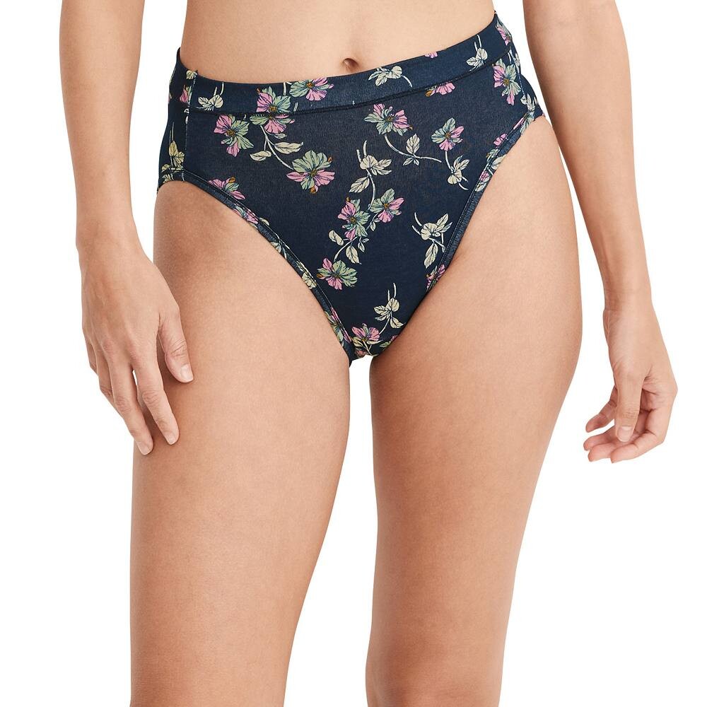 

Женские трусики Jockey из хлопка стрейч с высоким вырезом 1555, цвет Floral Musings