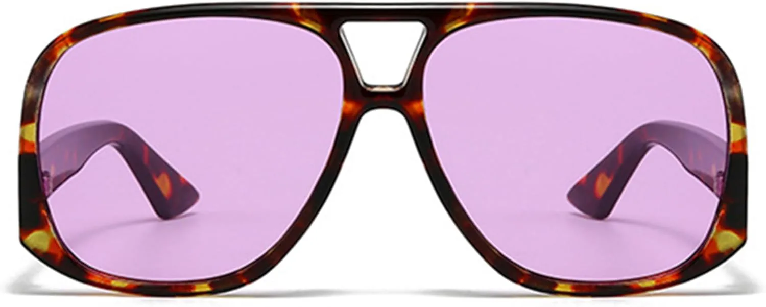 

bullabulling Ретро квадратные солнцезащитные очки для женщин, модные, большие, UV400, для мужчин, панк, сине-зеленые солнцезащитные очки, Tortoise/Purple