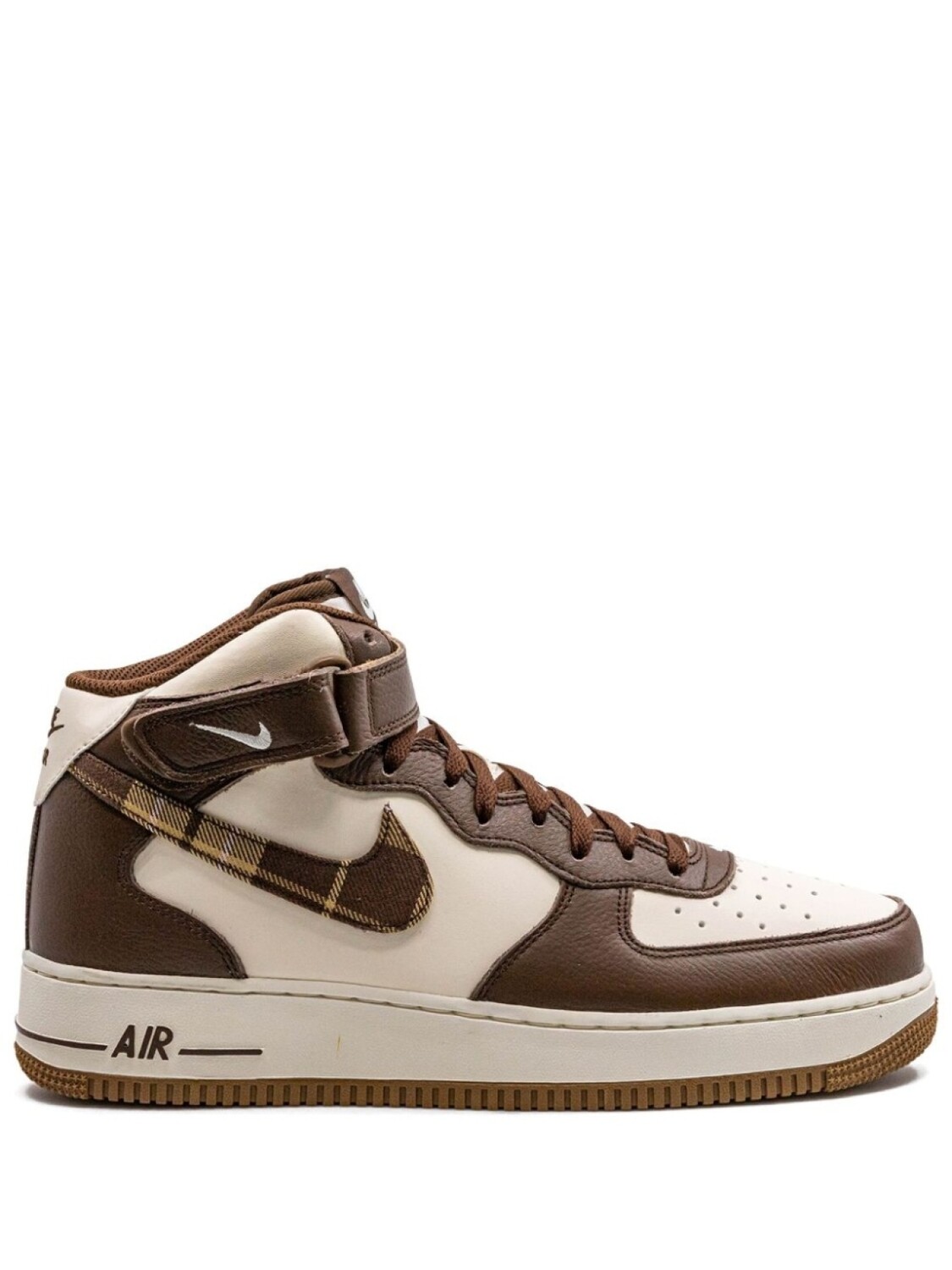 

Nike кроссовки Air Force 1 Mid Brown Plaid, коричневый