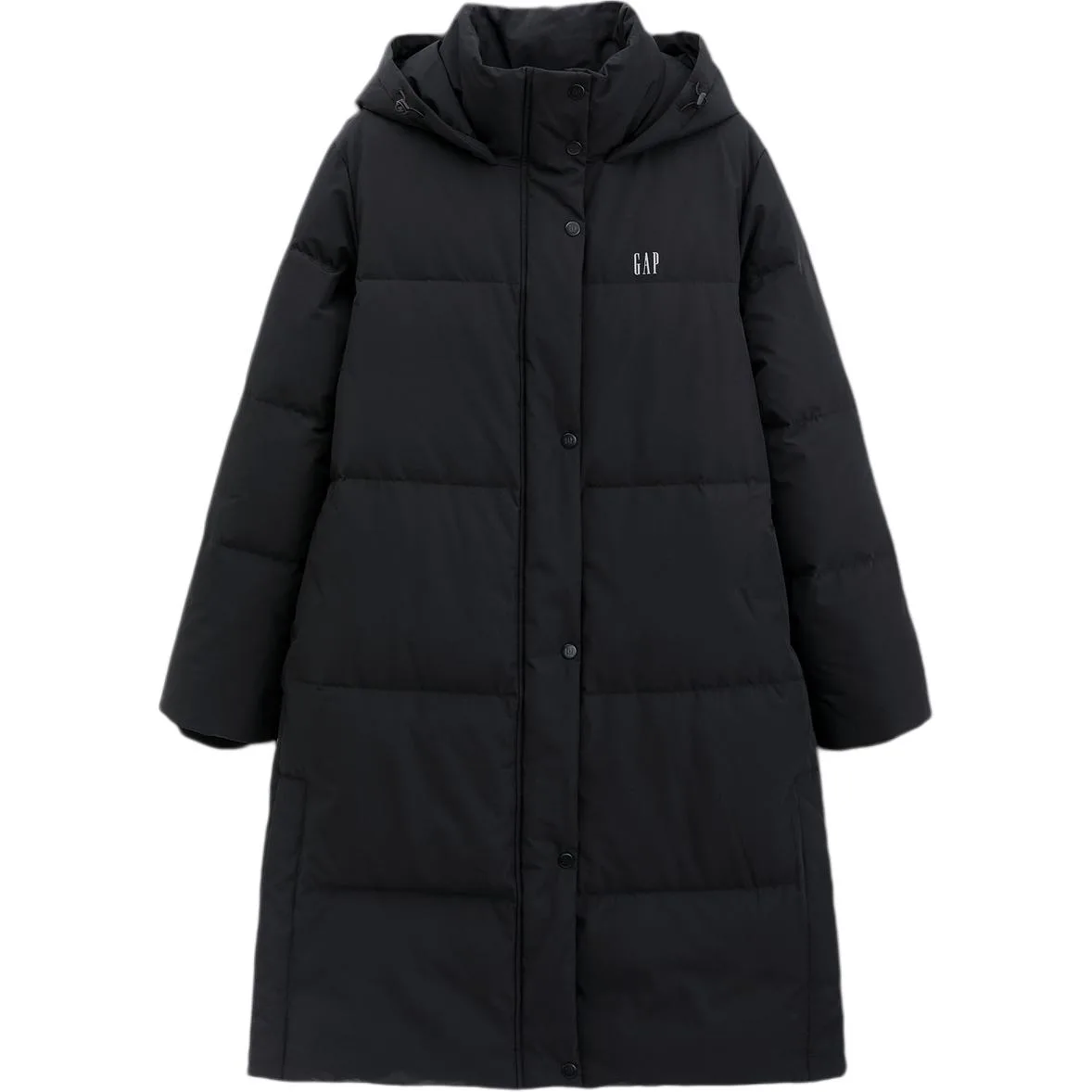 Пуховик женский на осень-зиму GAP, Black 1