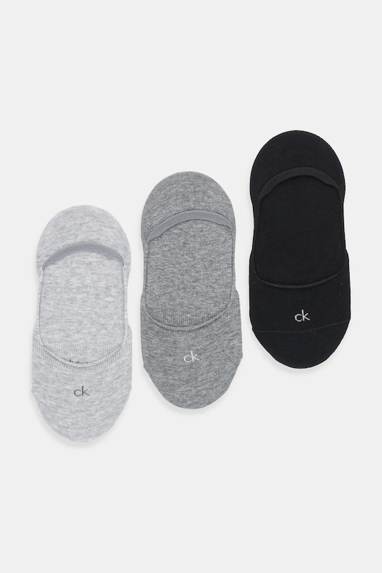 

Носки 3 пары Calvin Klein, серый