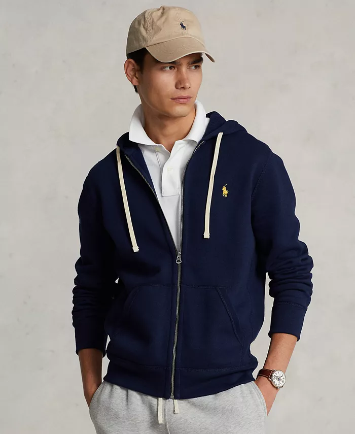 

Мужская толстовка с капюшоном Signature Fleece Polo Ralph Lauren, синий