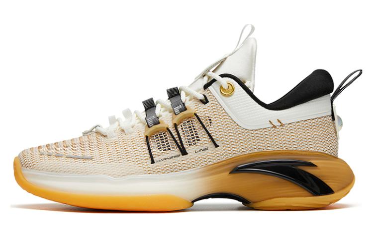 

ANTA ZUP1 технология азота амортизация противоскольжение и износостойкость низкие баскетбольные кроссовки коричневый белый флаер