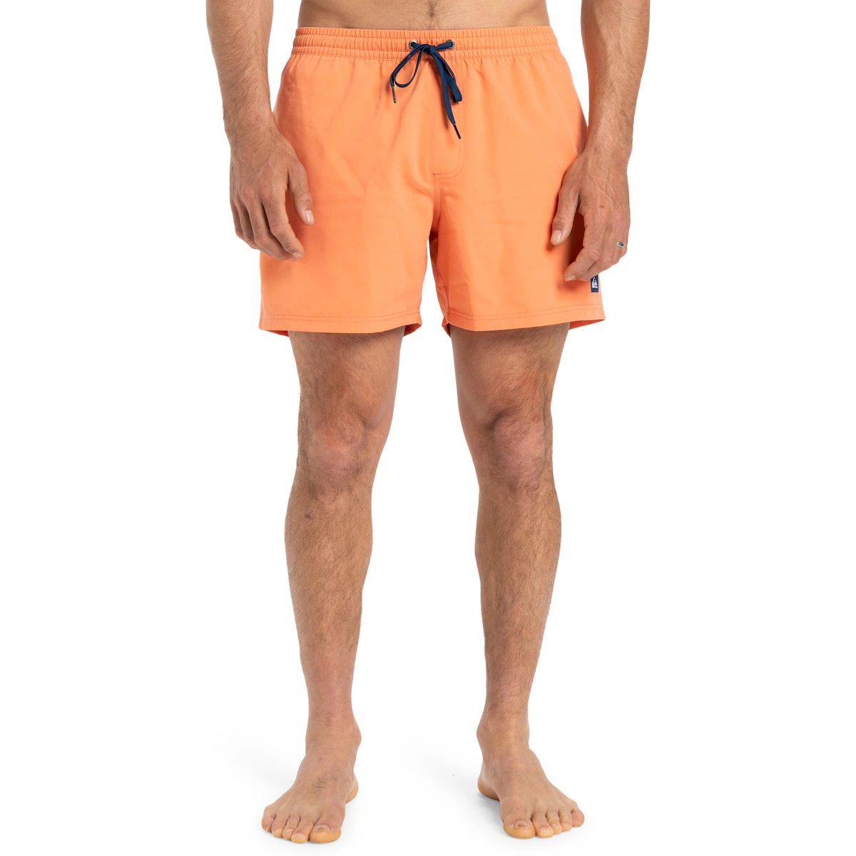

Мужские повседневные однотонные 15-дюймовые плавательные шорты Quiksilver, оранжевый