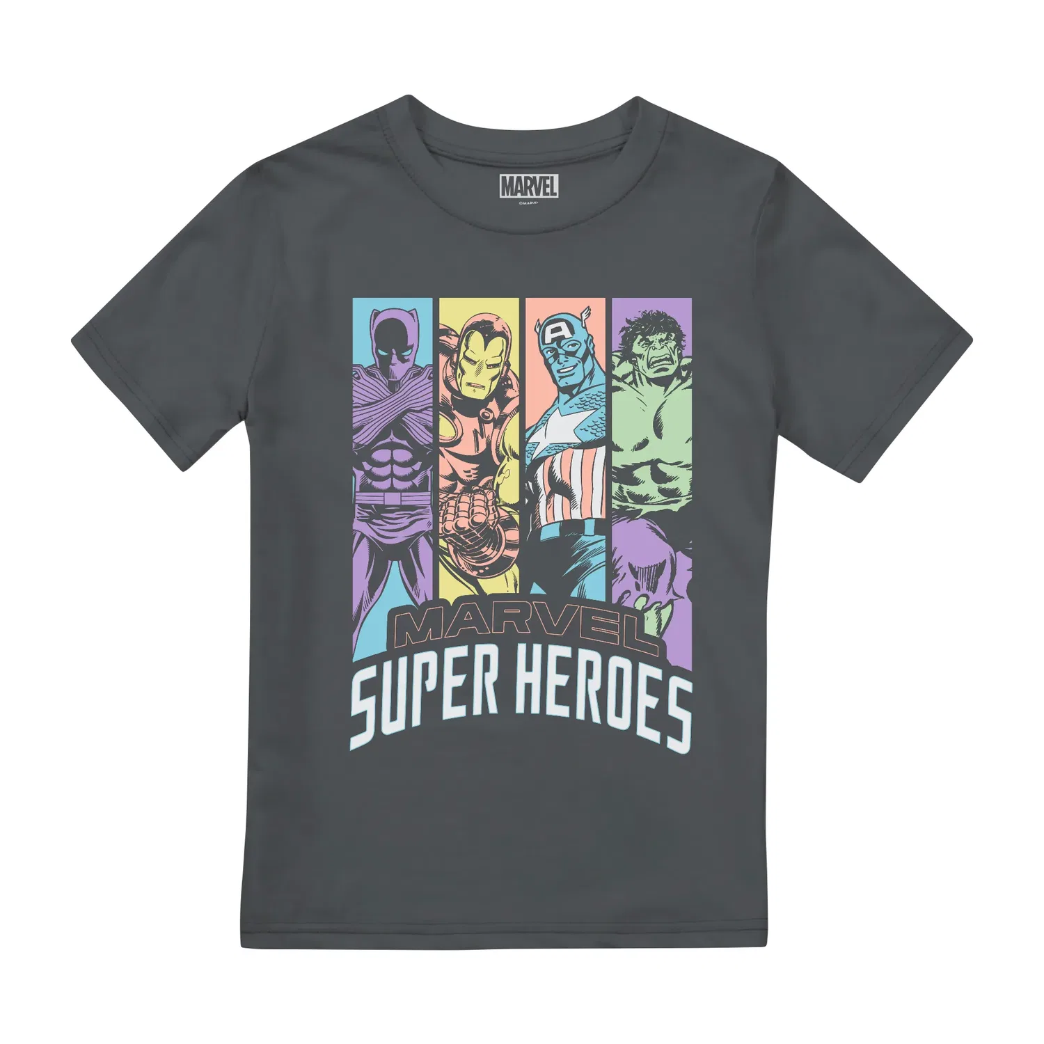 Футболка Marvel Classic Super Heroes антрацитовый, антрацитовый