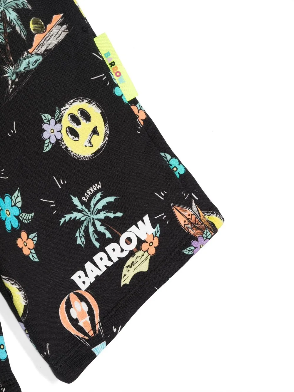 Спортивные шорты с графичным принтом Barrow kids, черный — фото 3