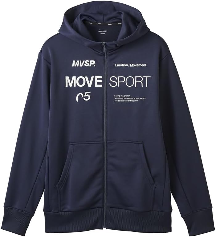 

Легкая, гладкая толстовка DESCENTE MOVESPORT на молнии, эластичная, для тренировок и бега Move Sport