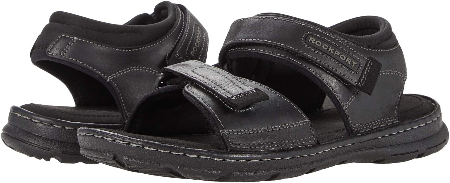 

Сандалии Rockport Darwyn Quarter Strap, цвет Black Leather II