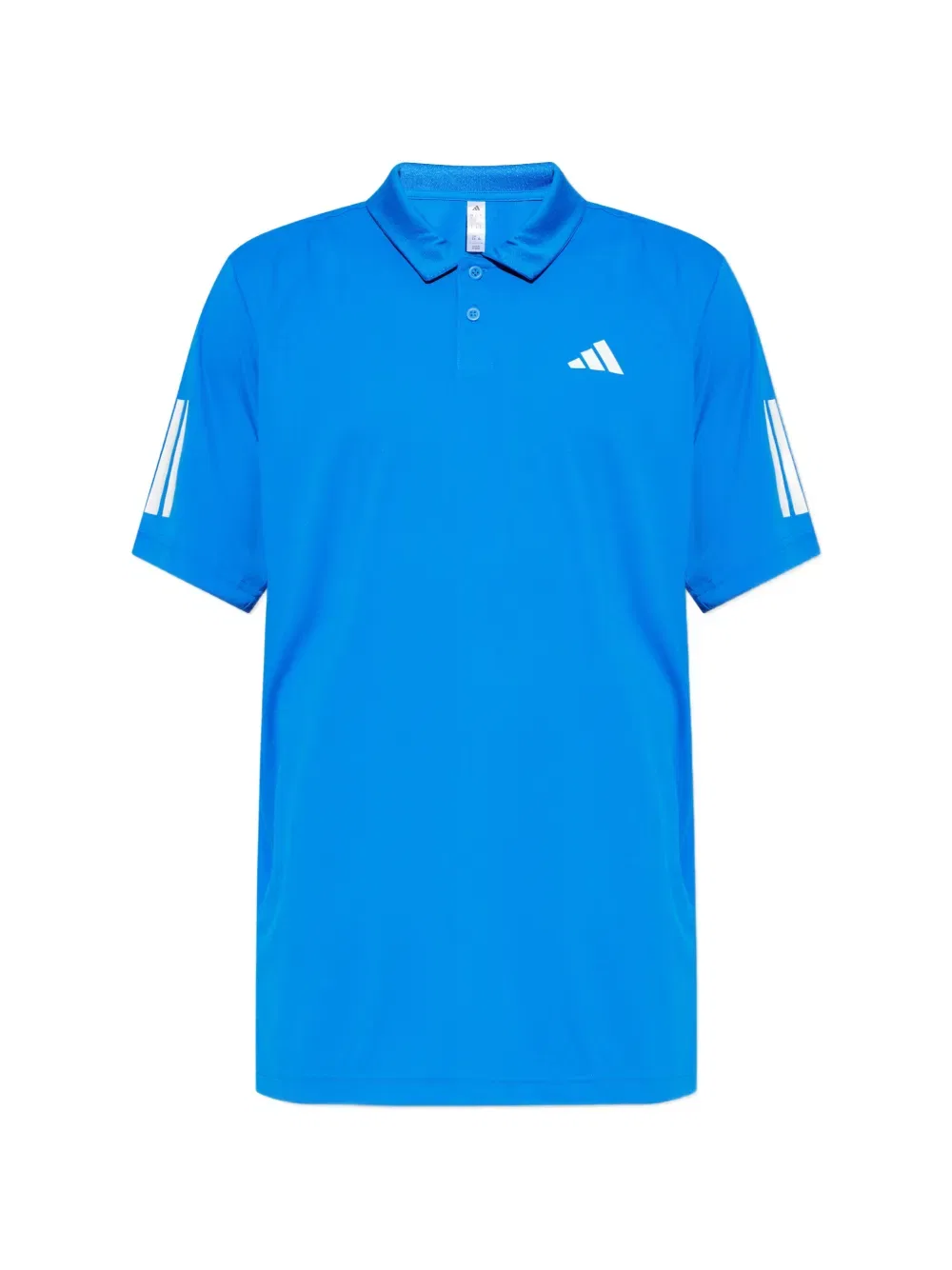 Клубная теннисная рубашка-поло с тремя полосками Adidas, синий