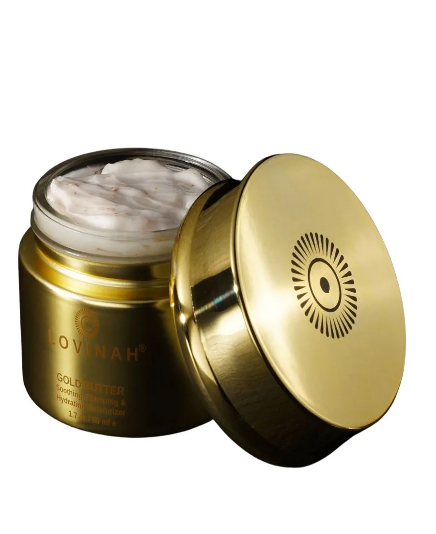 Крем для лица Lovinah Skincare — Увлажняющий успокаивающий для восстановления защитного барьера кожи с золотым маслом — фото 3
