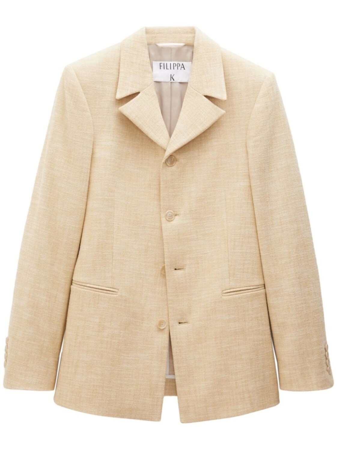 

Filippa K фактурный однобортный пиджак, нейтральный цвет