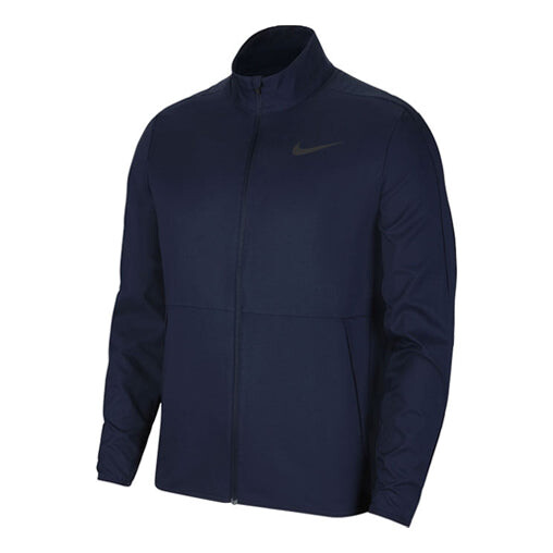 

Куртка Nike Dri-FIT Woven Training Casual Sports Jacket Obsidian Color Black, черный