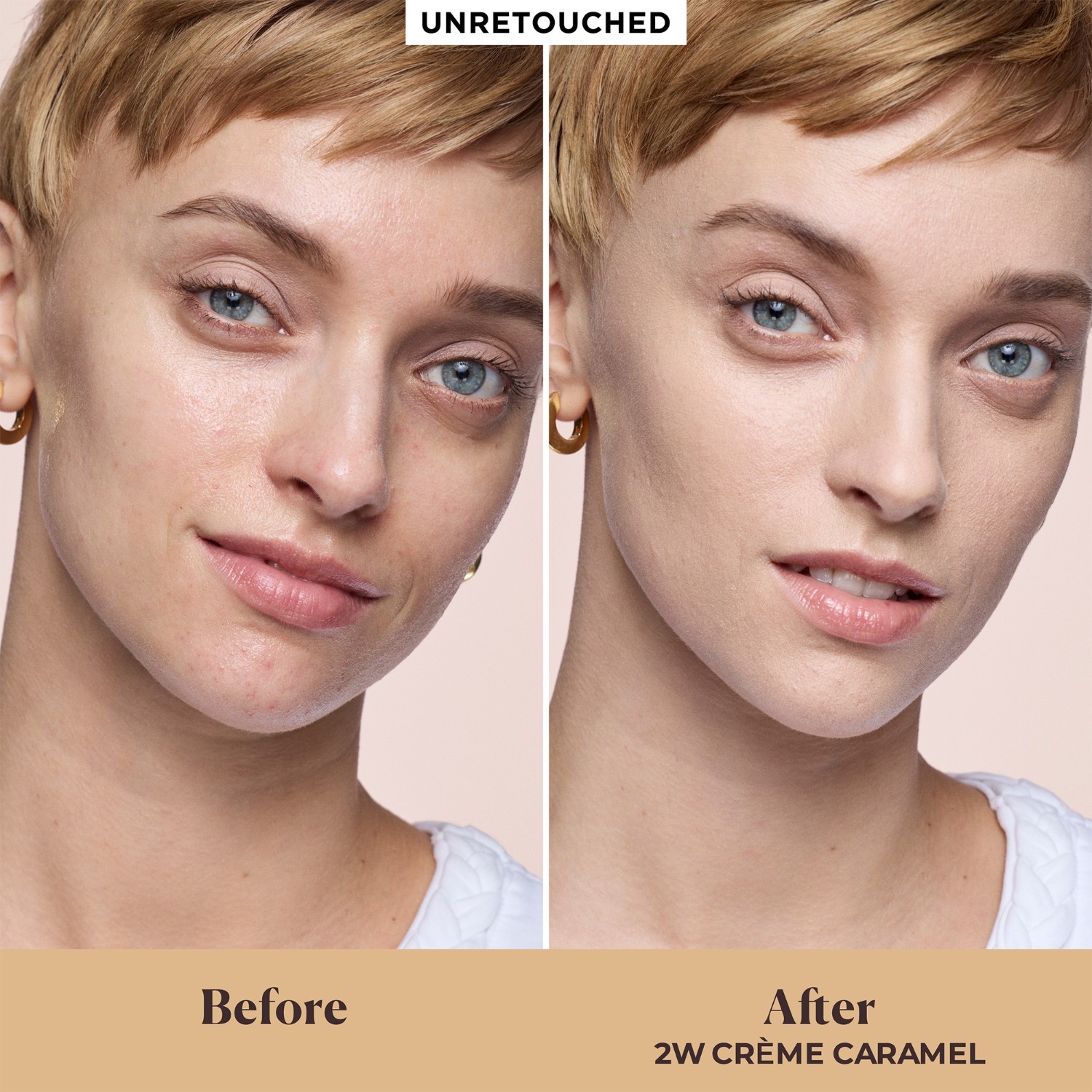Пудра для лица real flawless feather matte powder Laura Mercier, 2w crème caramel, вес 6.5 гр. — фото 3