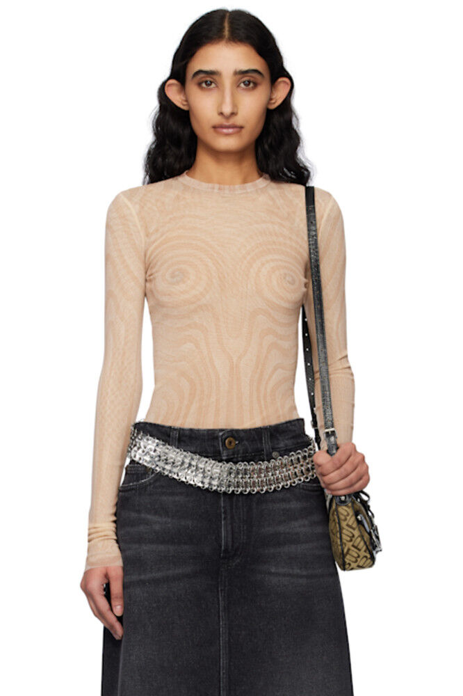 

Розовая футболка «The Spirale» Jean Paul Gaultier