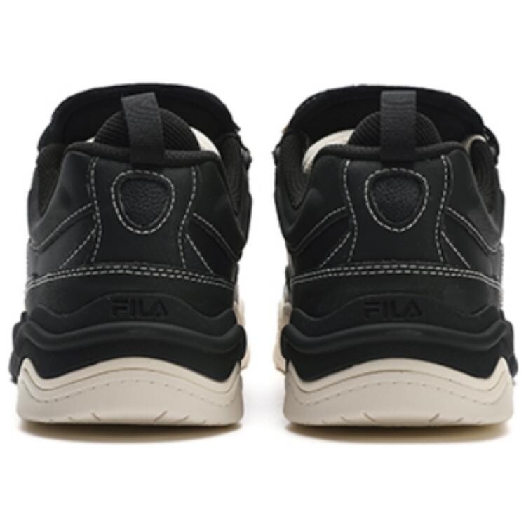 Кроссовки FILA FUSION KICK Wave Bottom Sneakers Skateboarding Shoes Men Low-top Black/off-white, черный — фото 4