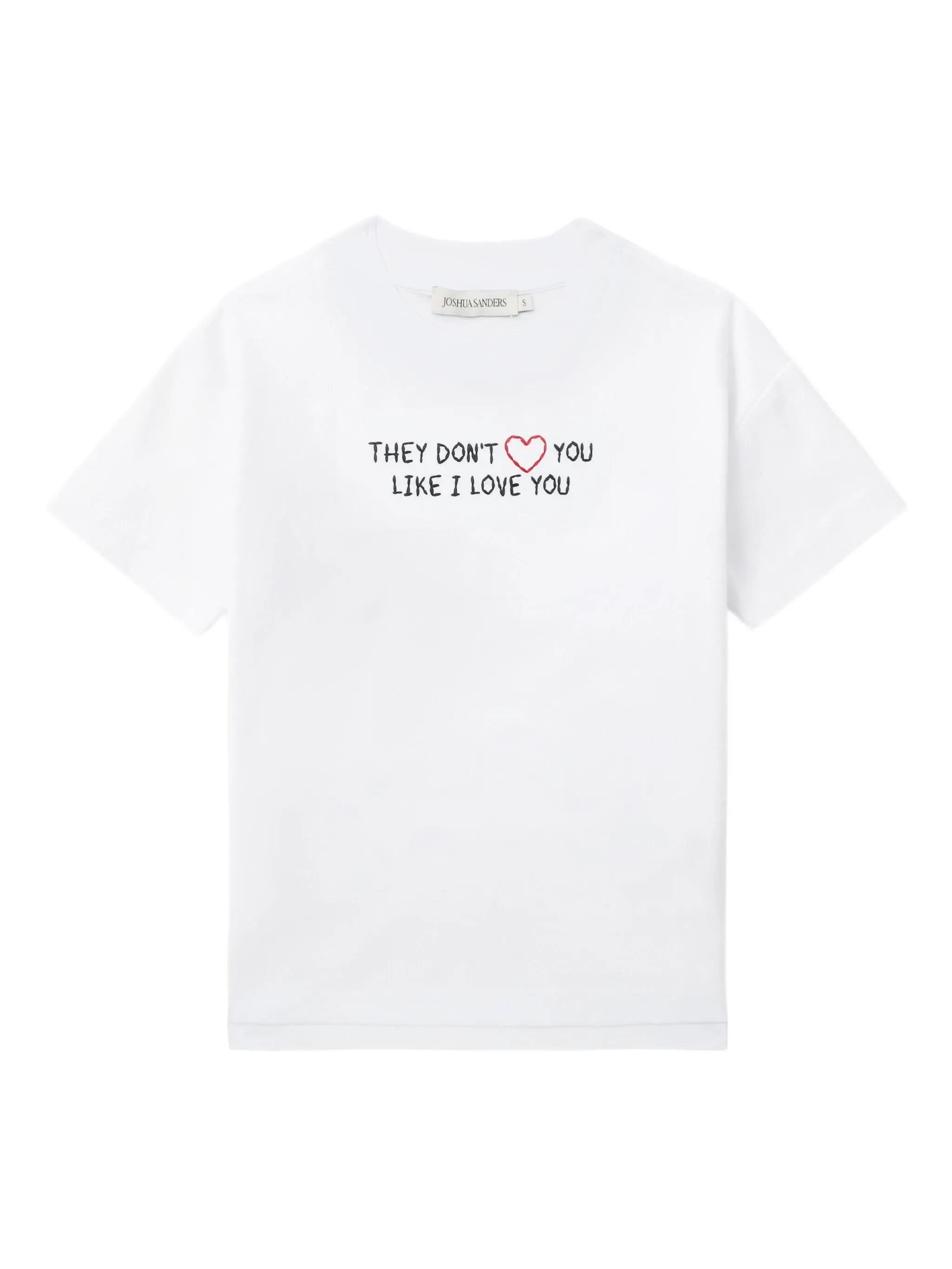

Футболка с принтом Joshua Sanders, белый