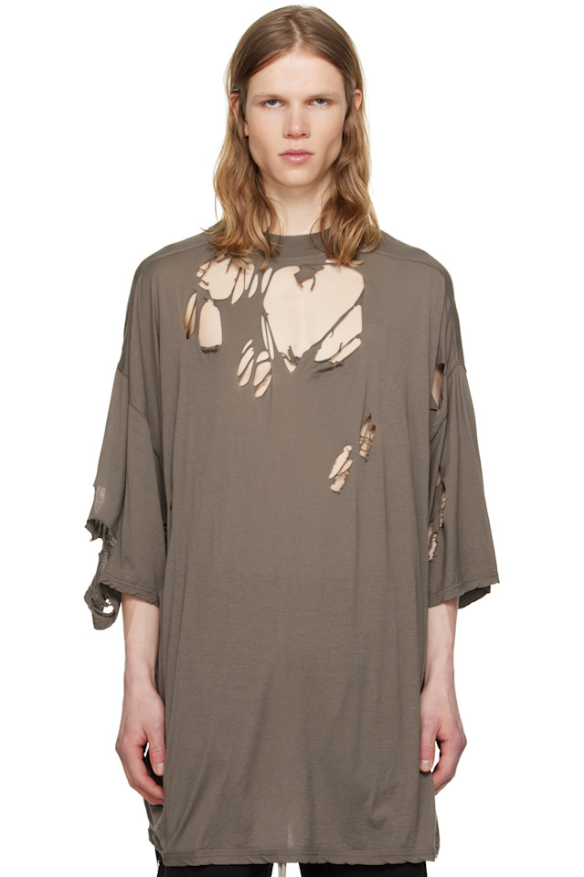 

Футболка Hollywood Tommy Rick Owens Drkshdw, цвет dust