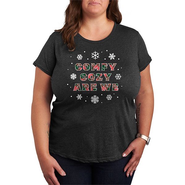 

Футболка с новогодним принтом Are We Christmas, комфортная и уютная, plus size Licensed Character, Heather Charcoal, Черный, Футболка с новогодним принтом Are We Christmas, комфортная и уютная, plus size Licensed Character, Heather Charcoal