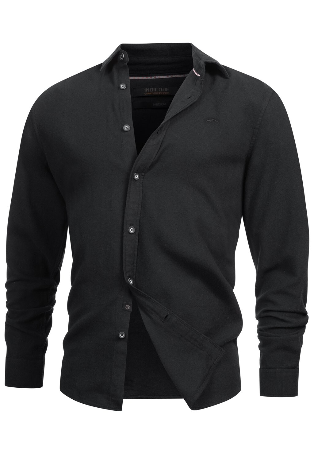 

Рубашка LANGARM INDICODE JEANS, черный