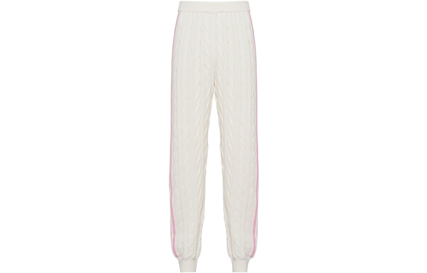 

Трикотажные спортивные штаны женские белые Miu Miu