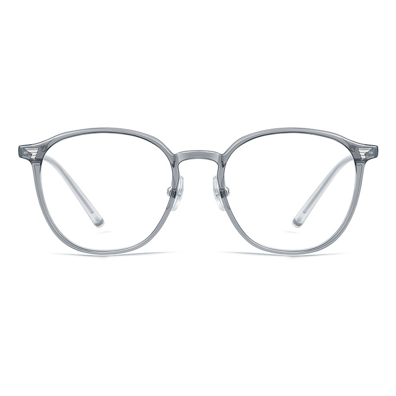 

SHAWN LEE Металлическая оправа для очков круглой формы, Cool Gray