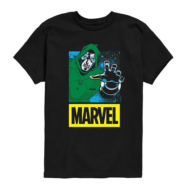 

Футболка с принтом Dr Doom из Fantastic Four для мальчиков 8-20 Marvel