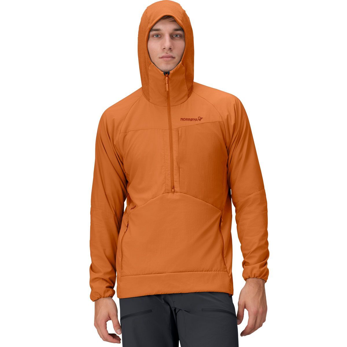 

Утепленная худи с молнией More octa zip Norrona, золотой