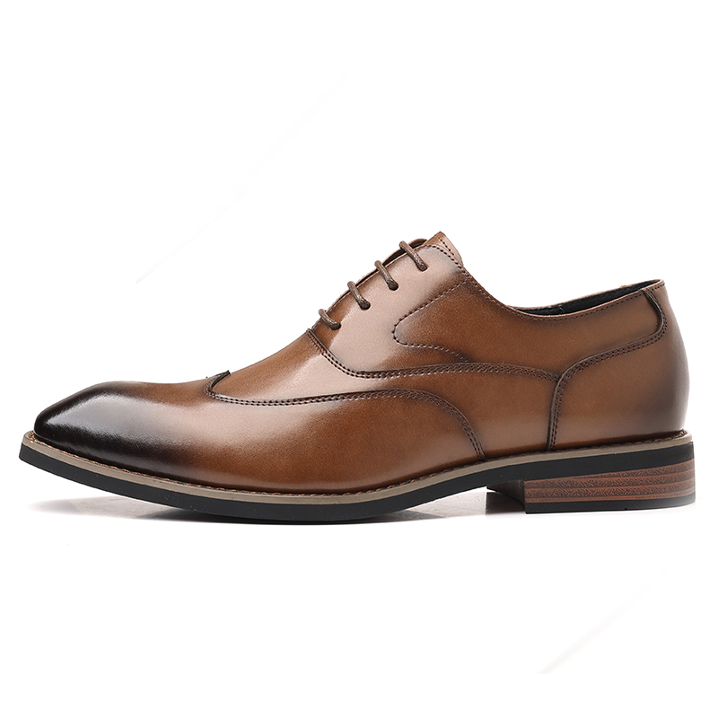 

POPULAR ROUSE PR Коричневые мужские туфли, цвет Brown