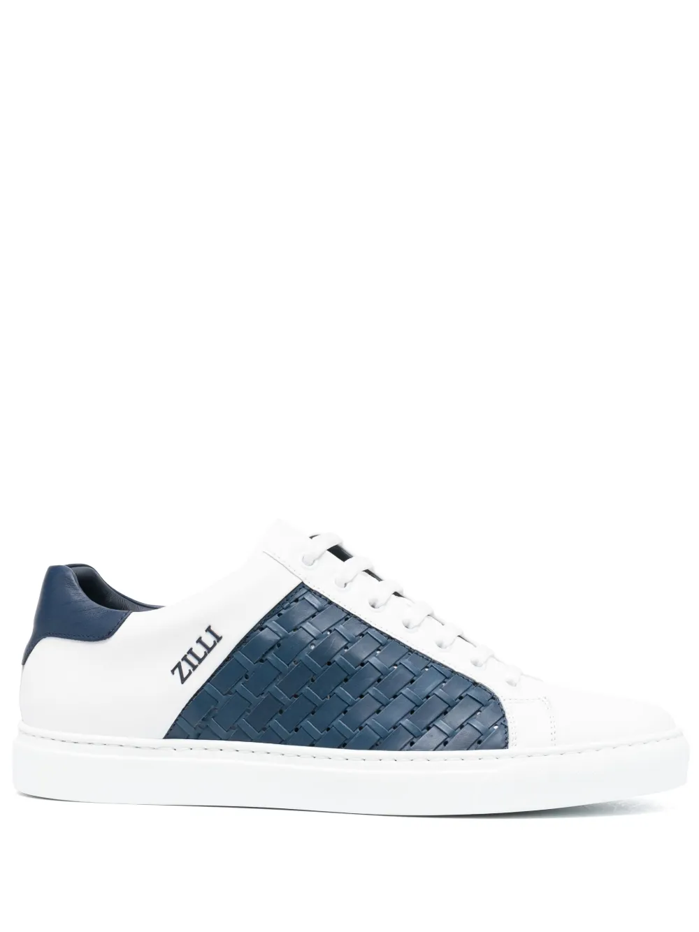 

Шлепанцы с логотипом Zilli, белый