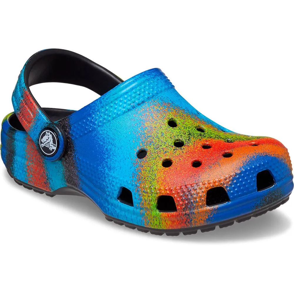 

Сабо Crocs Classic Spray Dye T, разноцветный