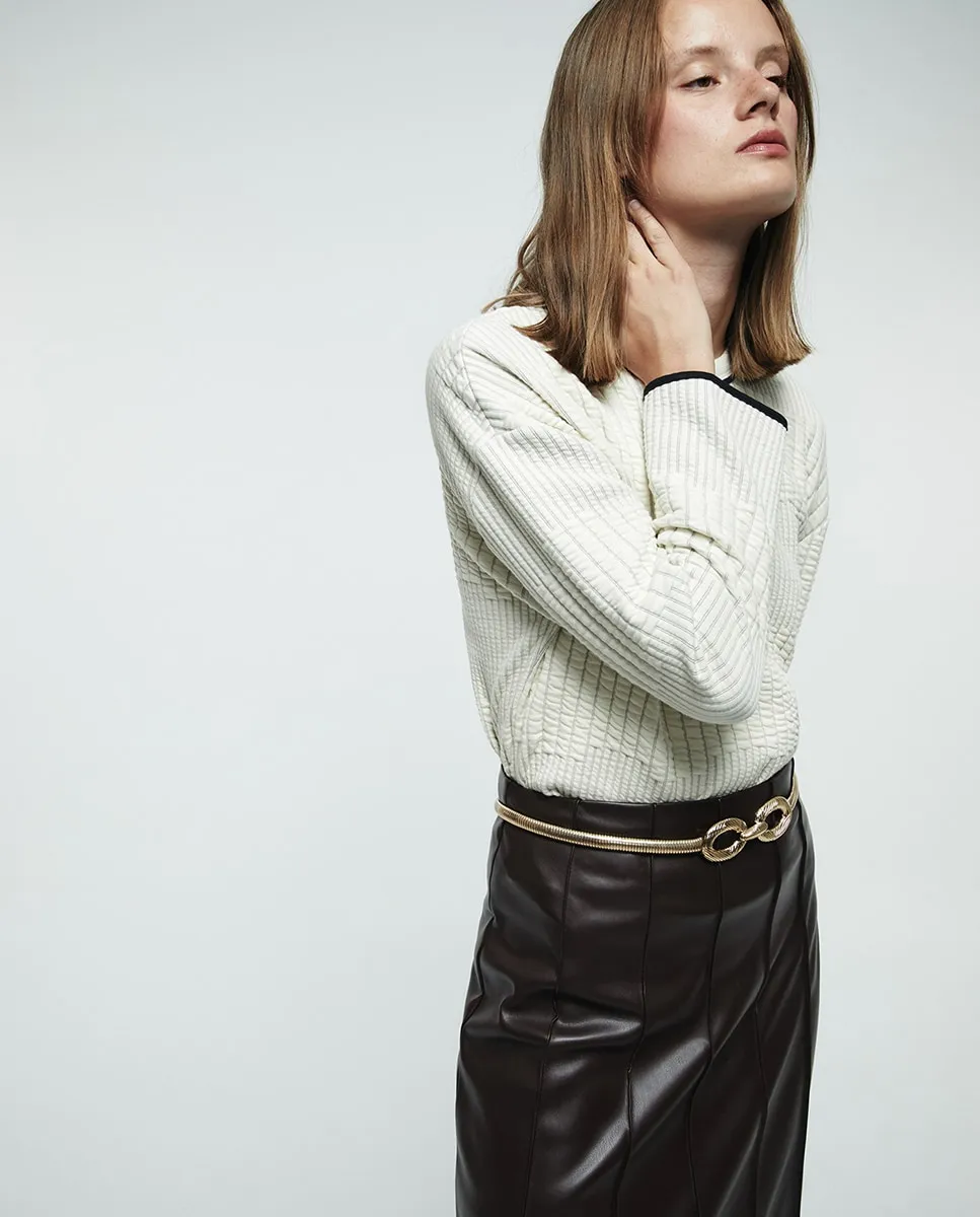 

Двухцветный свитшот мягкий корпус Sfera