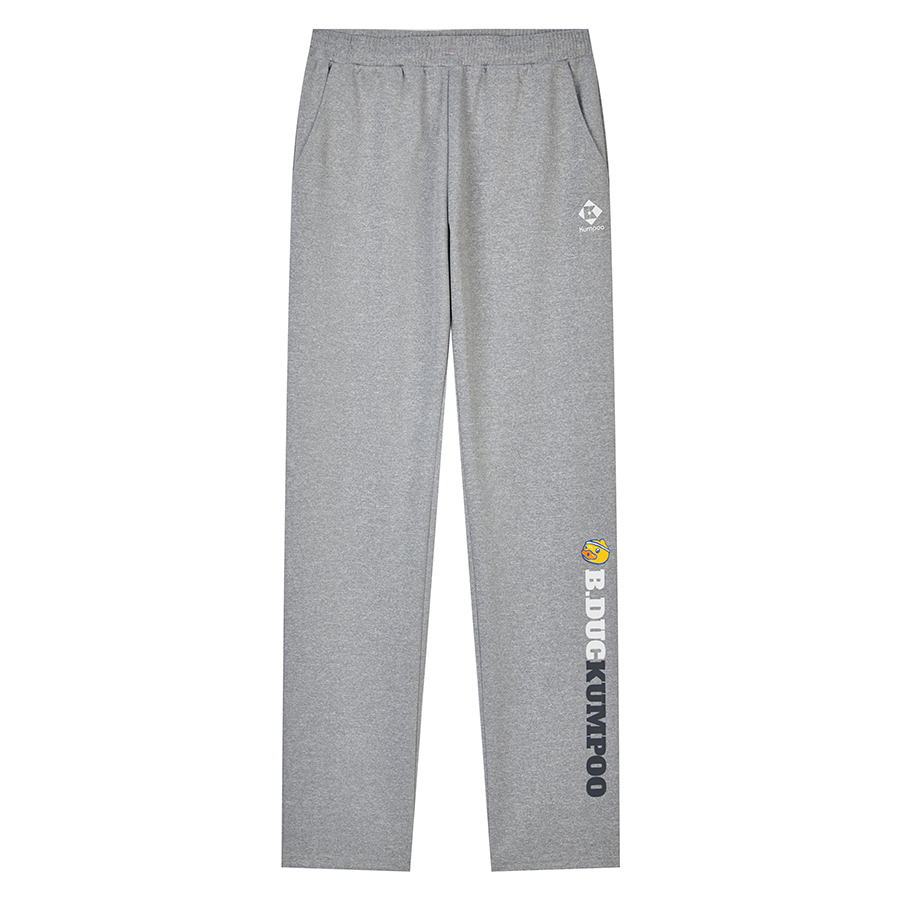 

Трикотажные спортивные штаны унисекс серые KUMPOO, серый